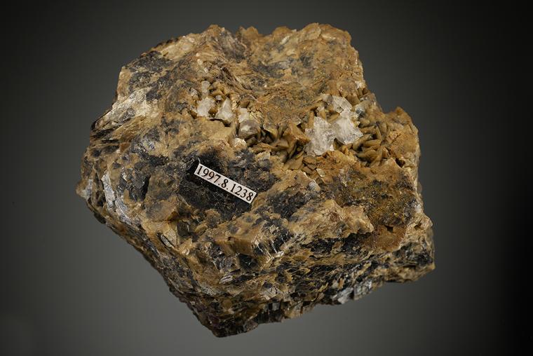 FLUORITE on SIDERITE